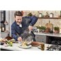 Jamie Oliver by Tefal Cook's Classics E307S734 Lot de 7 casseroles en acier inoxydable avec couvercles 16/20/24 cm Compatible av