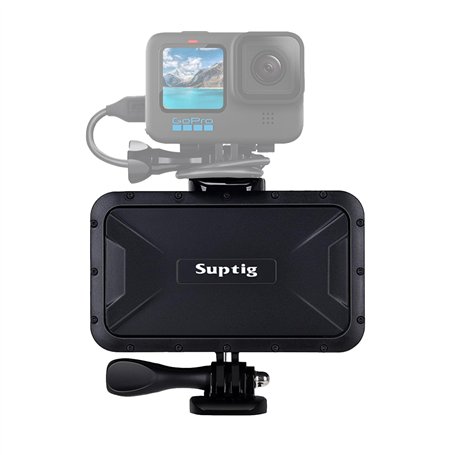 Suptig Chargeur Portable, Batterie Externe étanche 7800 mAh, Compatible avec GoPro Hero 13 Hero 12 Hero 11 Hero 10 Hero 9 Hero 8
