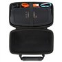 Khanka Dur Étui de Voyage +Silicone Housse Rigide Cas avec Bandoulière pour JBL Charge 5 Enceinte Bluetooth Portable Speaker.(No
