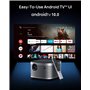 XGIMI Horizon 1080P Videoprojecteur, Videoprojecteur WiFi Bluetooth,Android TV 1080P Full HD, 1500 Lumens ISO, Harman/Kardon Hau