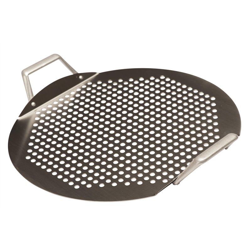 BBQNovation Surmatelas de barbecue - Plaque de cuisson en acier inoxydable - Accessoire de barbecue perforé compatible avec barb
