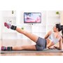 BAKAJI Lot de 2 poids pour chevilles et poignets de 1 kg d'entraînement de gymnastique aérobic Fitness renforcement musculaire e