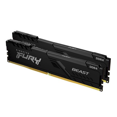 Kingston FURY Beast 32GB (2x16GB) 3200MHz DDR4 CL16 Mémoire Kit pour PC Kit de 2 KF432C16BB1K2/32