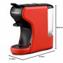 Techwood Cafetières Expresso TCA-195N Multi-Capsules, Rouge