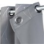 IDMarket - Lot de 2 rideaux thermiques gris anthracite motif courbe 140x240 cm