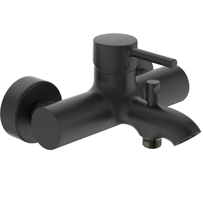 Ideal Standard Ceraline Mitigeur Baignoire et Douche Mural Noir Mat Economie d’eau BC199XG