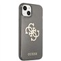 Guess GUHCP13SPCUGL4GBK Coque pour iPhone 13 Mini 5,4" Noir pailleté 4G Big Logo