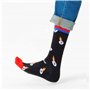 Happy Socks Chaussettes I See You Thin Crew Taille 36-40, Multicolore, Mixte