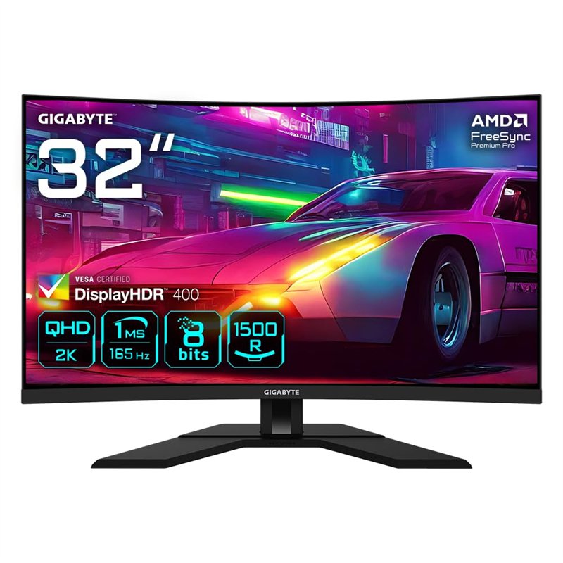 GIGABYTE M32QC Moniteur de jeu incurvé 31,5