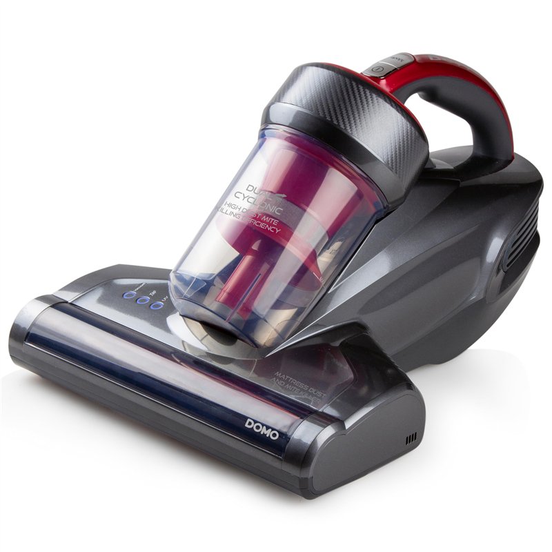 Domo Brush DO234S, Brosse Power Lit + Canapé, Gris, 700 W, 0.5 liters, 1 décibeles