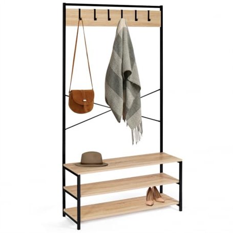 IDMarket - Vestiaire d'entrée DETROIT design industriel