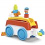 Mega Bloks Coffret de construction Wagon Tourni-Blocs avec 1 wagon tournant, 19 blocs de construction géants et 1 figurine, Joue