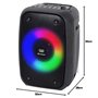 Trevi XFest XF 150 KO Haut-Parleur Amplifié Portable 15 W, USB, Micro SD, Bluetooth et Fonction TWS, Karaoké Party Haut-Parleur