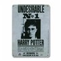 Logoshirt®️ Harry Potter - Wanted - Undersirable No. 1 I Signe - Plaque en métal - Rétro I DIN A5 I Design Original sous Licence