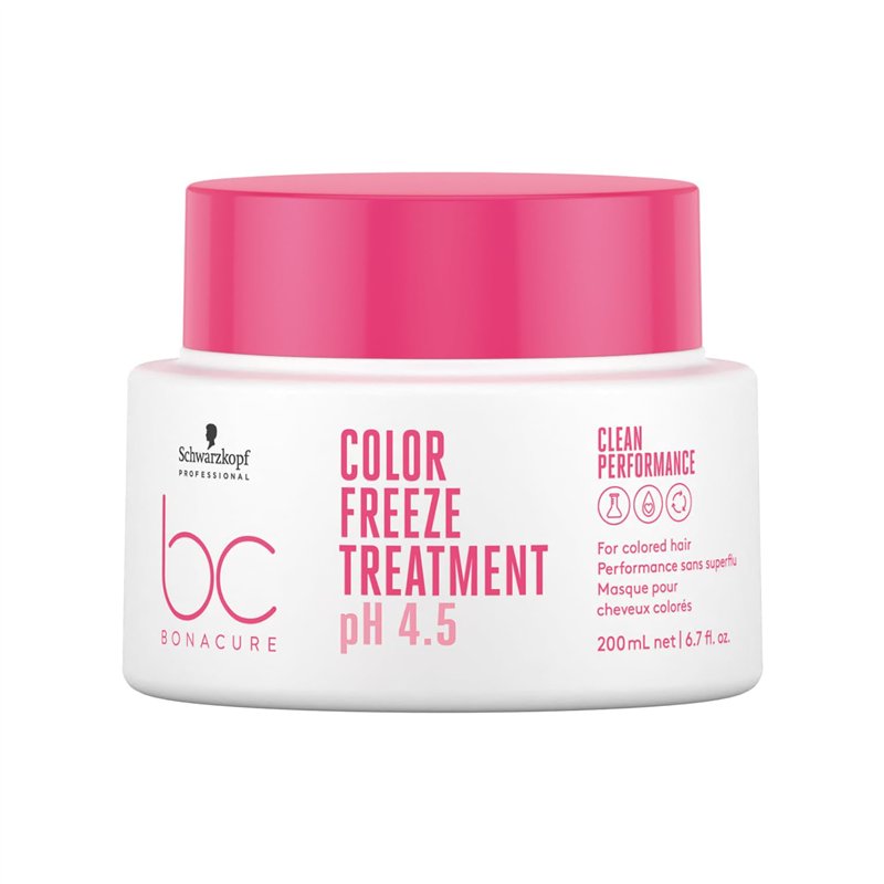 Schwarzkopf Professional Bonacure Color Freeze Treatment Masque Capillaire Crémeux Pour Cheveux Colorés pH 4.5 Balancer Technolo