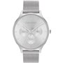 Calvin Klein Montre Analogique Multifunction à Quartz pour Femme avec Bracelet milanais en Acier Inoxydable argenté - 25200104