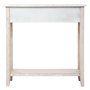 Atmosphera - Console Hina - Bois Blanchi - 2 tiroirs