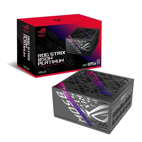 ASUS ROG Strix 850W Platinum (Fully Modular Power Supply, 80 Plus Platinum Certified, ATX 3.1, GaN MOSFET, GPU-First Intelligent