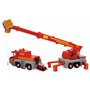 Simba 109252517 - Sam Le Pompier - Grue Jouet (50 cm) - Véhicule de Sauvetage 2 en 1 (Voiture et Grue) pour Enfants à partir de