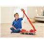 Simba 109252517 - Sam Le Pompier - Grue Jouet (50 cm) - Véhicule de Sauvetage 2 en 1 (Voiture et Grue) pour Enfants à partir de