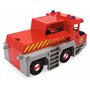 Simba 109252517 - Sam Le Pompier - Grue Jouet (50 cm) - Véhicule de Sauvetage 2 en 1 (Voiture et Grue) pour Enfants à partir de