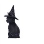 Nemesis Now Cult Cuties Purrah Figurine de Chat sorcière en résine Noir 30 cm