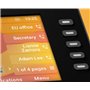 Snom D865 TéLéPhone Fixe VoIP avec ÉCran Couleur IPS 5 Inclinable, Wi-FI, Bluetooth 5.0, Audio HD, RéDuction De Bruit Avance