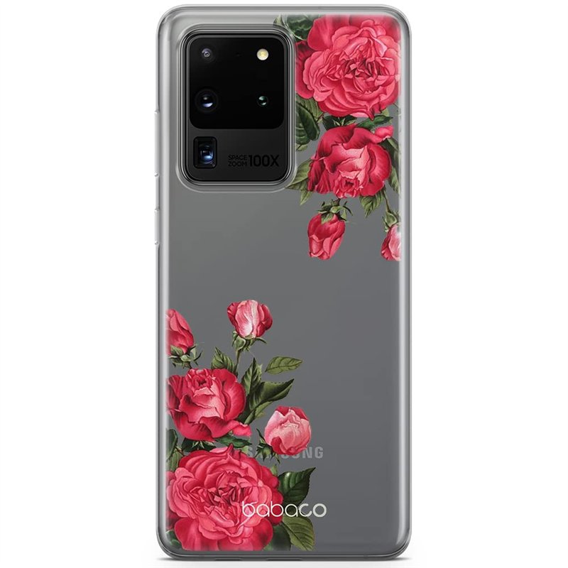 ERT GROUP Coque de Protection pour Samsung S20 Ultra Original et sous Licence Officielle Babaco Motif Flowers 007 Parfaitement a