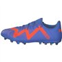 PUMA Mixte Future Play MG Chaussure de Football, Bleu Glimmer Blanc Ultra Orange, 44 EU