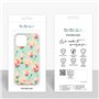 Babaco ERT Group Coque de téléphone Portable pour Apple Iphone 13 Pro Original et sous Licence Officielle Motif Flowers 016 Parf