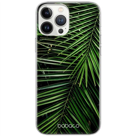 Babaco ERT Group Coque de téléphone Portable pour Apple Iphone 13 Pro Max Original et sous Licence Officielle Motif Plants 002 P