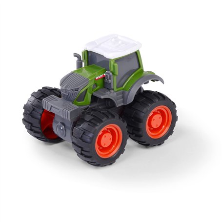 Dickie Toys - Tracteur Jouet Fendt Monster Truck (9cm), Tracteur Enfant avec Moteur à Friction, Quatre Roues motrices et pneus X