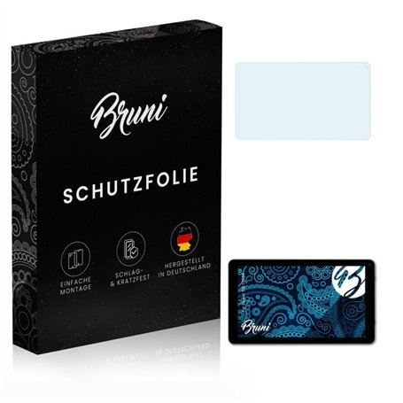 Bruni Protecteur d'écran compatible avec Denver TIQ-10494 Film Protecteur, cristal clair Écran protecteur (2X)