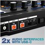 Reloop Mixon 8 Pro | 4-Kanal -Contrôleur de performance multiplateforme pour Serato & djay, Jogwheel -Displays & 4 Instant-FX-Ki