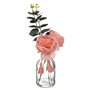 Atmosphera - Composition Florale en Vase Carmen H30 cm - Rouge Cerise