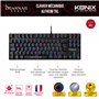 Konix Drakkar Clavier Gaming Filaire mécanique Alfheim TKL AZERTY - Format TKL sans pavé numérique - Rétroéclairage RVB