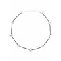 Breil B Rocks TJ3287 Collier en acier inoxydable orné de pierres d'hématite Longueur min. 39 cm Longueur max 45 cm, 45 cm, Acier