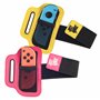 Subsonic Just Dance 2023 officiel - Dance Staps - Pack de 2 Brassards pour manette JoyCon, Bracelet élastique réglable avec empl