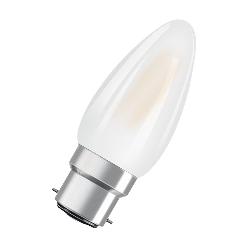 Image secondaire de OSRAM Lampe LED dimmable Superstar avec un rendu des couleurs particulièrement élevé (CRI90), B22d-base, verre dépoli ,Blanc cha