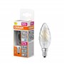 OSRAM Lampe LED dimmable Superstar avec un rendu des couleurs particulièrement élevé (CRI90), E14-base, Aspect filament ,Blanc f