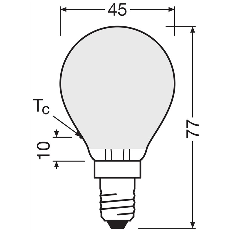 Image secondaire de OSRAM Lampe LED dimmable Superstar avec un rendu des couleurs particulièrement élevé (CRI90), E14-base, verre dépoli ,Blanc froi
