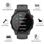 PHONILLICO Verre Trempé pour Garmin Forerunner 255 / Forerunner 255 Music [Lot de 2] [Diamètre 40mm] Film Protection Ecran Montr