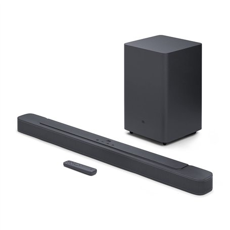 JBL SoundBar 2.1 Deep Bass MK2, Barre de Son pour Télévision pour Système Audio de Divertissement, Design Compact avec JBL Surro