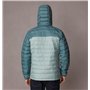 Columbia Powder Lite Hooded Jacket, Doudoune À Capuche Homme, Niagara/Metal, Taille XL