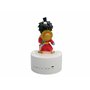 TEKNOFUN - Licence Officiel One Piece - Réveil Lumineux Luffy - Bleu, Rouge et Noir - Fonctionne avec Piles (3X AAA) ou USB (câb