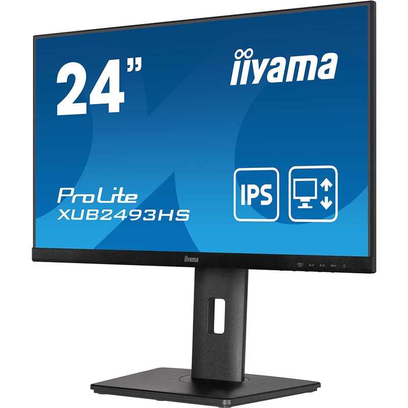 Image secondaire de Ecran PC - IIYAMA ProLite XUB2493HS-B5 - 24 FHD - Dalle IPS - 4 ms - 75Hz - HDMI / DisplayPort - Pied réglable en hauteur