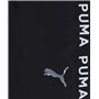 PUMA Short tissé thermocollé 18 cm tricoté Homme, Noir, S