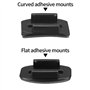 20 Sets Coussinets Adhésifs Compatible avec Gopro, Fixation de Casque en Adhésif, Support Adhésif Incurvé et Plat, Autocollant d