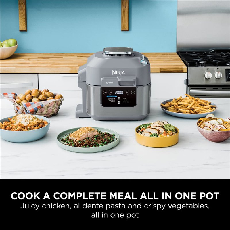 Image secondaire de Ninja Speedi 10-in-1 Rapid Multi Cooker and Air Fryer, 5.7L, Meals for 4 in 15 Minutes, 10 Functions, Fry, Steam, Grill, Bake, R