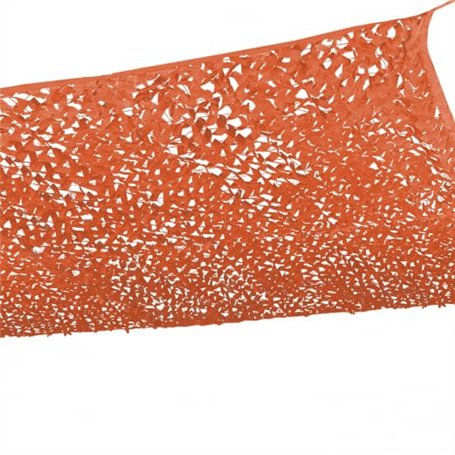 IDMarket - Voile d'ombrage rectangulaire Design ombrière Camouflage 4x6 M Terracotta